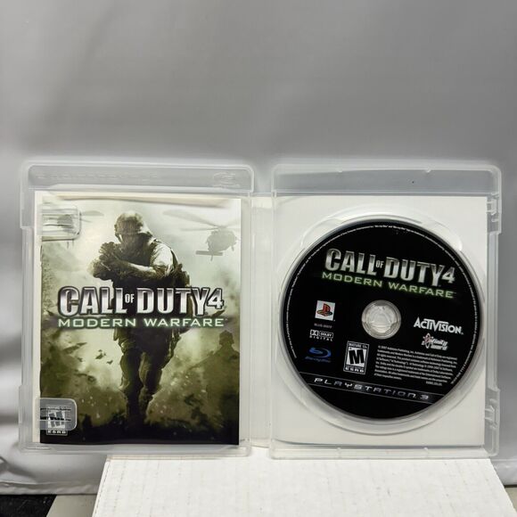 Call of Duty PS3 Game Lot MW4 Modern Warfare 4 & Black Ops Shooter Activision - Picture 3 of 6